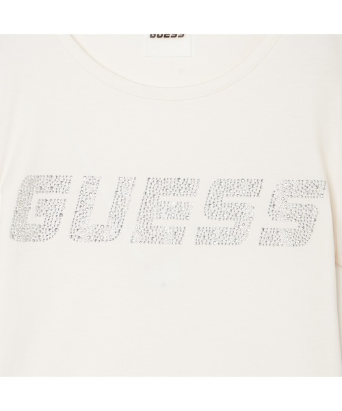 Guess(ゲス)の「KIARA Tee Tシャツ 半袖 ロゴTシャツ(Tシャツ/カットソー・レディース・ブラック/キナリ・X-SMALL/SMALL/MEDIUM/LARGE)」の11枚目の写真