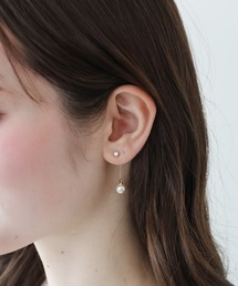 パールロングピアス / ニッケルフリー