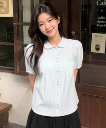 【GENERAL IDEA】ラウンドカラーパフブラウス / ROUND COLLAR PUFF BLOUSE
