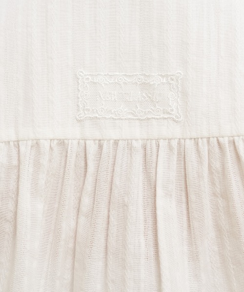 GENERAL IDEA（ジェネラルアイデア）の「【GENERAL IDEA】ラウンドカラーパフブラウス / ROUND COLLAR PUFF BLOUSE（シャツ/ブラウス・レディース・クリーム/スカイブルー/ホワイト/ネイビー・S/L/M）」の10枚目の写真