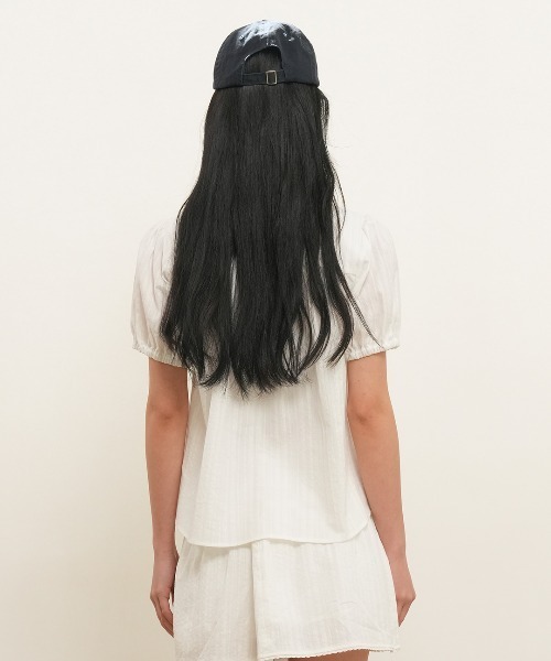 GENERAL IDEA（ジェネラルアイデア）の「【GENERAL IDEA】ラウンドカラーパフブラウス / ROUND COLLAR PUFF BLOUSE（シャツ/ブラウス・レディース・クリーム/スカイブルー/ホワイト/ネイビー・S/L/M）」の7枚目の写真