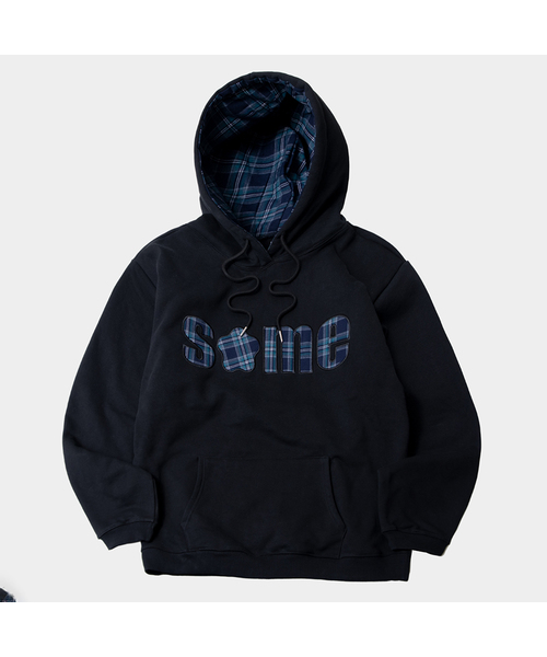 Checker Logo Applique — Chelsea casual shig neck heavy hooded full-zip parka — 3 цвета