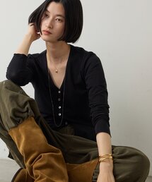 GALLARDAGALANTE | 【La nature linge】 キュプラハイツイストカーデ(Tシャツ/カットソー)
