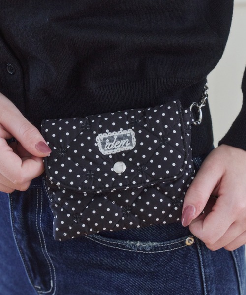 idem(イデム)の「paddet chain pouch bag / ミニチェーンバッグ(ショルダーバッグ・レディース・ホワイト/ブルー/その他/ブラック・FREE)」の11枚目の写真