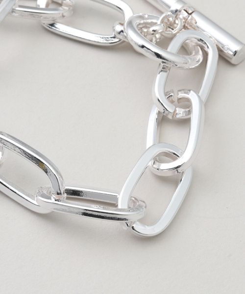 IENA(イエナ)の「on the sunny side of the street Trombone Chain Bracelet ブレスレット 251-161B(ブレスレット・レディース・シルバー・FREE)」の7枚目の写真