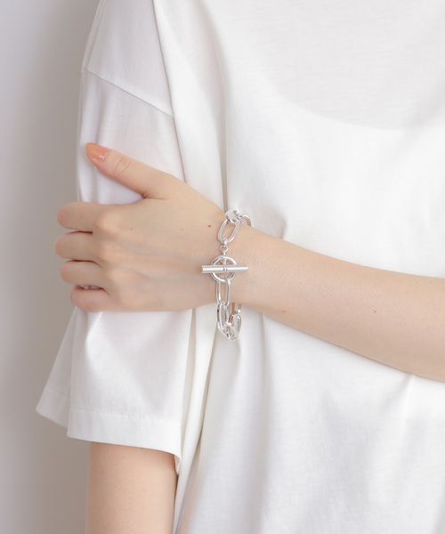 IENA(イエナ)の「on the sunny side of the street Trombone Chain Bracelet ブレスレット 251-161B(ブレスレット・レディース・シルバー・FREE)」の9枚目の写真
