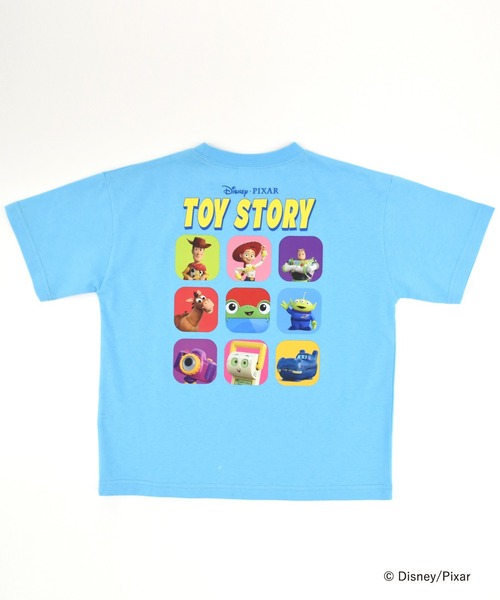 and D. petit main(アンドディープティマイン)の「【DISNEY/PIXAR/Toy Story】トイストーリー/集合アート ワイド半袖Tシャツ(Tシャツ/カットソー・キッズ・チャコール/サックスブルー・110cm/100cm/90cm/140cm/130cm/120cm)」の11枚目の写真
