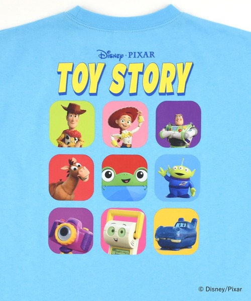 and D. petit main(アンドディープティマイン)の「【DISNEY/PIXAR/Toy Story】トイストーリー/集合アート ワイド半袖Tシャツ(Tシャツ/カットソー・キッズ・チャコール/サックスブルー・110cm/100cm/90cm/140cm/130cm/120cm)」の16枚目の写真