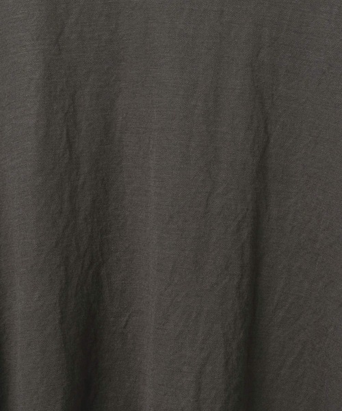 GLOBAL WORK(グローバルワーク)の「リネンライク裾ドロスト半袖/636812(Tシャツ/カットソー・レディース・ダークグレー/ブルー系その他7・MEDIUM/LARGE)」の4枚目の写真