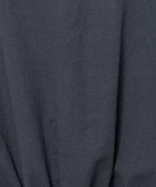 GLOBAL WORK(グローバルワーク)の「リネンライク裾ドロスト半袖/636812(Tシャツ/カットソー・レディース・ダークグレー/ブルー系その他7・MEDIUM/LARGE)」の5枚目の写真