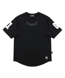 Monkey Flower（モンキーフラワー）の「共用 クラウド刺繍半袖Tシャツ/MM1WTS16U BLACK（Tシャツ/カットソー）」