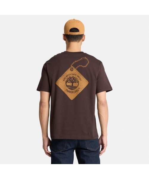 Timberland(ティンバーランド)の「半袖 バック グラフィック Tシャツ メンズ(Tシャツ/カットソー・メンズ・ダークブラウン・X-LARGE/MEDIUM/LARGE/XX-LARGE)」の3枚目の写真