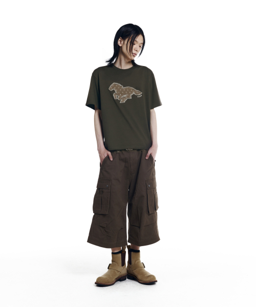 AAKAM（アーカム）の「Sprint Horse Half Top (Khaki)（Tシャツ/カットソー・レディース・その他・1/2/3）」の9枚目の写真