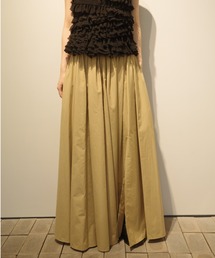 CLANE SLIT FLARE SKIRT