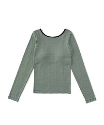 R.P.miller/ミラー Cup L/S Tee カップ付き 長袖 バックオープン ロンT Uネック 2026新作 再入荷 夏服