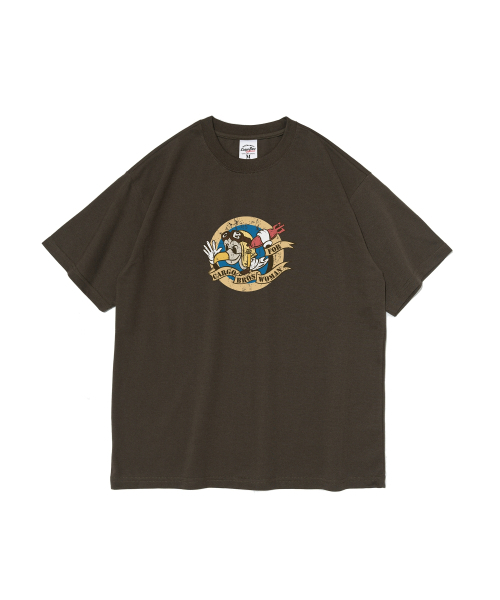 CARGOBROS FOR WOMAN(カーゴブロスフォーウィメン)の「イーグルスカートングラフィック半袖Tシャツ(カーキ)(Tシャツ/カットソー・レディース・その他・X-LARGE/2XL/LARGE/MEDIUM/SMALL)」の6枚目の写真