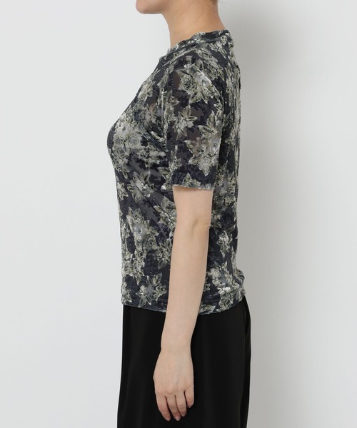 HARE(ハレ)の「フラワーフロッキーカット(HARE)(Tシャツ/カットソー・レディース・カーキ/ネイビー・FREE)」の16枚目の写真