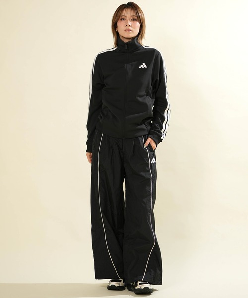 adidas(アディダス)の「adidas/アディダス ロングパンツ ジャージ スタジアム ウーブンパンツ セットアップ対応 DI430(その他パンツ・レディース・ブラック×ホワイト・L/M/S)」の4枚目の写真