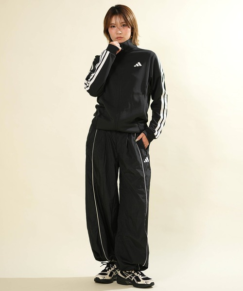 adidas(アディダス)の「adidas/アディダス ロングパンツ ジャージ スタジアム ウーブンパンツ セットアップ対応 DI430(その他パンツ・レディース・ブラック×ホワイト・L/M/S)」の8枚目の写真