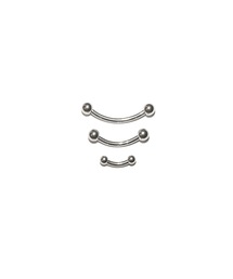 MORPH モルフ バナナバーベル ボディーピアス 14ゲージ 6mm~16mm
