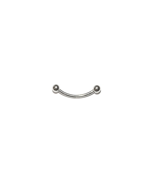 MORPH(モルフ)の「MORPH モルフ バナナバーベル ボディーピアス 14ゲージ 6mm~16mm(ピアス(片耳用)・レディース・シルバー・10/8/16/14/12/6)」の3枚目の写真