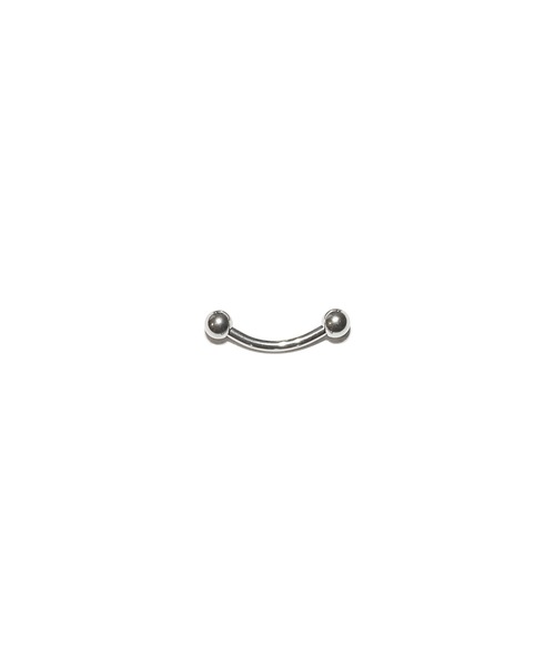 MORPH(モルフ)の「MORPH モルフ バナナバーベル ボディーピアス 14ゲージ 6mm~16mm(ピアス(片耳用)・レディース・シルバー・10/8/16/14/12/6)」の4枚目の写真