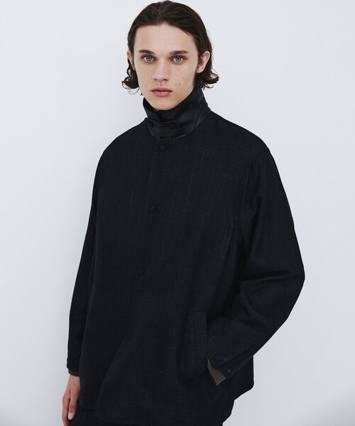 UNITED TOKYO(ユナイテッドトウキョウ)の「【数量限定】SILK BROKEN OX WORK JACKET(ブルゾン・メンズ・ブラウン/ブラック・1/2)」の2枚目の写真