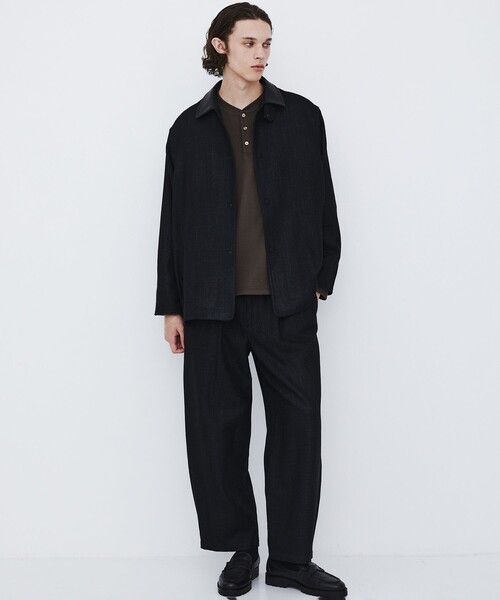 UNITED TOKYO(ユナイテッドトウキョウ)の「【数量限定】SILK BROKEN OX WORK JACKET(ブルゾン・メンズ・ブラウン/ブラック・1/2)」の4枚目の写真