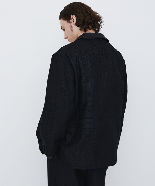 UNITED TOKYO(ユナイテッドトウキョウ)の「【数量限定】SILK BROKEN OX WORK JACKET(ブルゾン・メンズ・ブラウン/ブラック・1/2)」の11枚目の写真