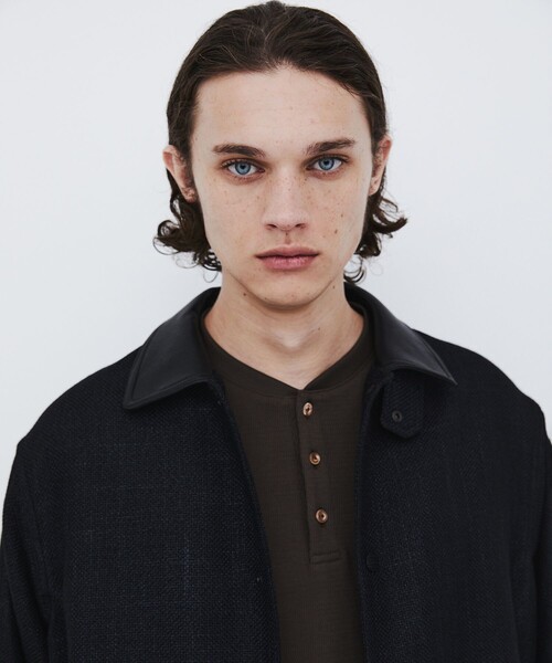 UNITED TOKYO(ユナイテッドトウキョウ)の「【数量限定】SILK BROKEN OX WORK JACKET(ブルゾン・メンズ・ブラウン/ブラック・1/2)」の12枚目の写真