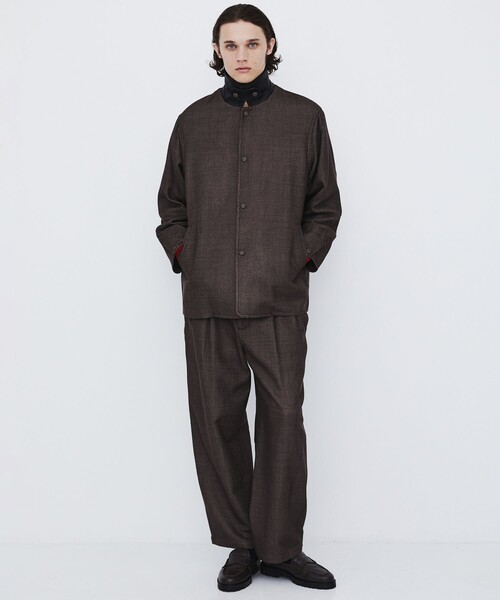 UNITED TOKYO(ユナイテッドトウキョウ)の「【数量限定】SILK BROKEN OX WORK JACKET(ブルゾン・メンズ・ブラウン/ブラック・1/2)」の7枚目の写真
