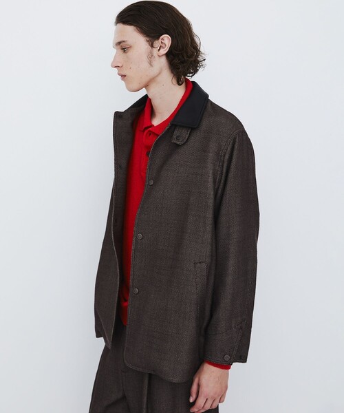UNITED TOKYO(ユナイテッドトウキョウ)の「【数量限定】SILK BROKEN OX WORK JACKET(ブルゾン・メンズ・ブラウン/ブラック・1/2)」の21枚目の写真