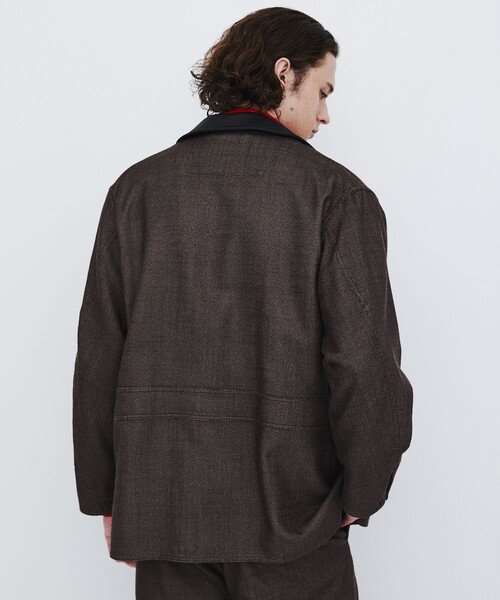 UNITED TOKYO(ユナイテッドトウキョウ)の「【数量限定】SILK BROKEN OX WORK JACKET(ブルゾン・メンズ・ブラウン/ブラック・1/2)」の22枚目の写真