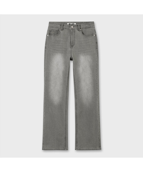 PLAC WOMEN(プレイス・ウィメン)の「エッシュブラッチドデニムパンツライトグレー(デニムパンツ・レディース・ライトグレー・SMALL/MEDIUM/LARGE)」の1枚目の写真