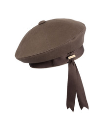 MAISON Birth（メゾンバース）の「MAISON Birth メゾンバース / MOLESKIN RIBBON BERET コットンモールスキンリボンベレー帽 / MB-26302（ハンチング/ベレー帽）」
