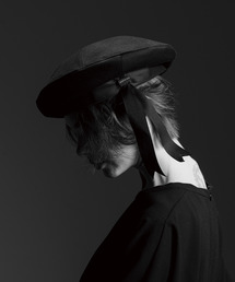 MAISON Birth（メゾンバース）の「MAISON Birth メゾンバース / MOLESKIN RIBBON BERET コットンモールスキンリボンベレー帽 / MB-26302（ハンチング/ベレー帽）」