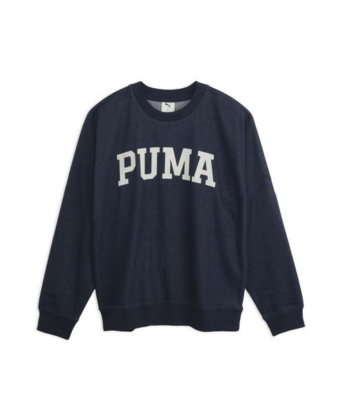 PUMA(プーマ)の「PUMA プーマ ユニセックス ESS エレベーテッド デニム ライク クルー スウェ(スウェット・メンズ・ネイビー/ブラック/ブルー系その他・XX-LARGE/LARGE/X-LARGE/SMALL/MEDIUM)」の9枚目の写真