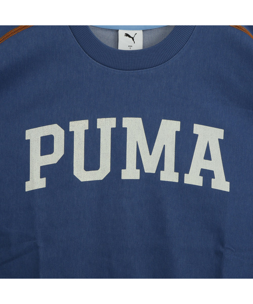PUMA(プーマ)の「PUMA プーマ ユニセックス ESS エレベーテッド デニム ライク クルー スウェ(スウェット・メンズ・ネイビー/ブラック/ブルー系その他・XX-LARGE/LARGE/X-LARGE/SMALL/MEDIUM)」の12枚目の写真