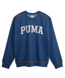PUMA プーマ ユニセックス ESS エレベーテッド デニム ライク クルー スウェ