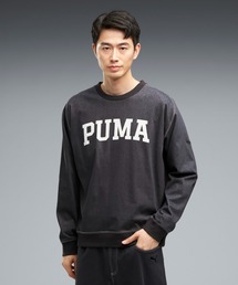 PUMA プーマ ユニセックス ESS エレベーテッド デニム ライク クルー スウェ