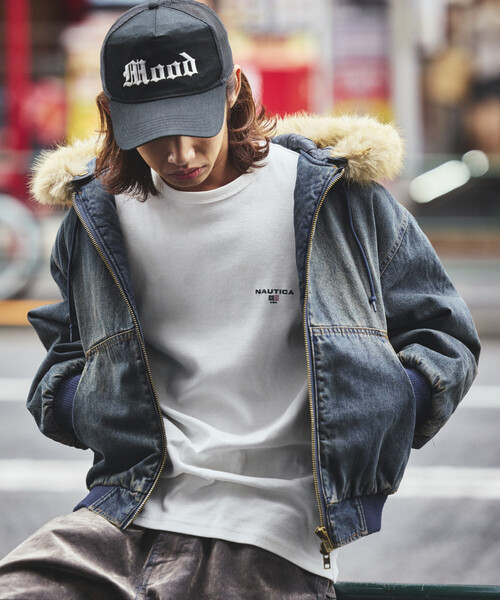 FREAK'S STORE（フリークスストア）の「【ファー脱着可能】2way フェイクファー ジップアップ 中綿 フードブルゾン/ジップパーカー（ブルゾン・メンズ・ブラック/ブラウン/サックスブルー・SMALL/MEDIUM/LARGE）」の3枚目の写真