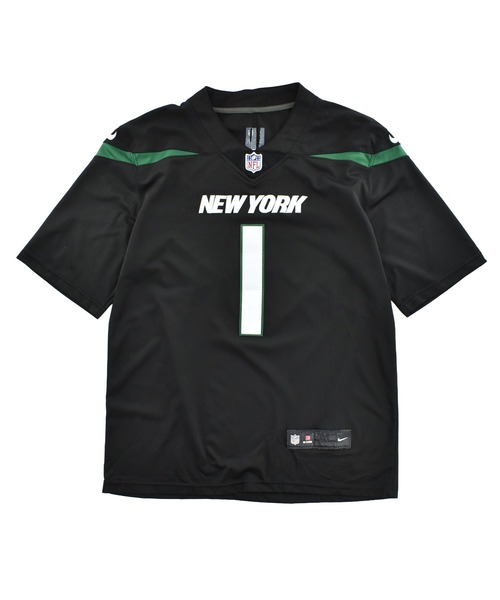 NIKE(ナイキ)の「【USED】NIKE “NFLNew York Jets #1” ゲームシャツ(Tシャツ/カットソー・メンズ・ブラック・MEDIUM)」の1枚目の写真