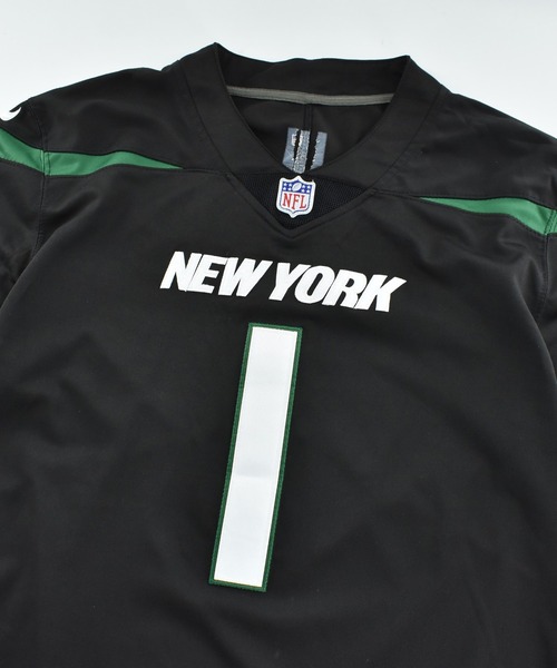 NIKE(ナイキ)の「【USED】NIKE “NFLNew York Jets #1” ゲームシャツ(Tシャツ/カットソー・メンズ・ブラック・MEDIUM)」の6枚目の写真