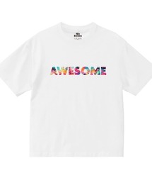 NOBOUND(ノーバウンド) 半袖Tシャツ メッセージ ロゴ プリント ボックスシルエット トップス カットソー レディース