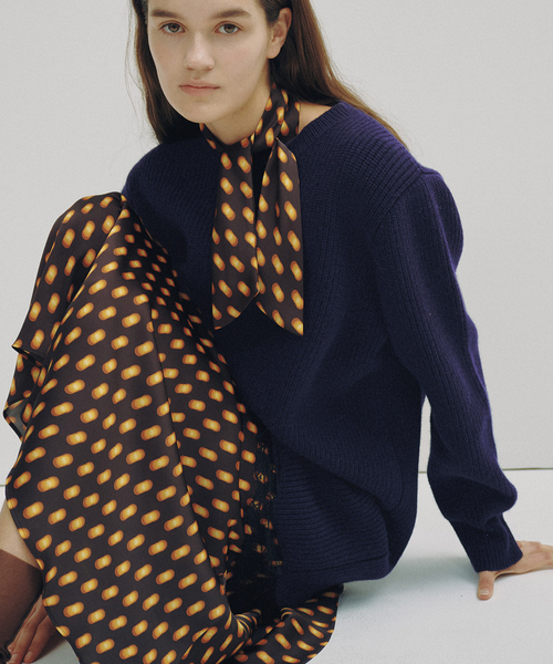 Spick & Span(スピックアンドスパン)の「《一部店舗+WEB限定》Half Cardigan Knit Dress(ワンピース・レディース・チャコールグレー/ネイビー・FREE)」の2枚目の写真