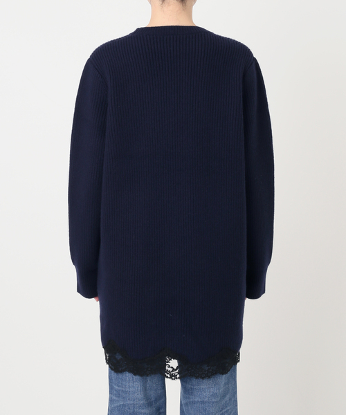 Spick & Span(スピックアンドスパン)の「《一部店舗+WEB限定》Half Cardigan Knit Dress(ワンピース・レディース・チャコールグレー/ネイビー・FREE)」の8枚目の写真
