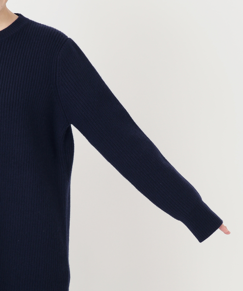Spick & Span(スピックアンドスパン)の「《一部店舗+WEB限定》Half Cardigan Knit Dress(ワンピース・レディース・チャコールグレー/ネイビー・FREE)」の10枚目の写真