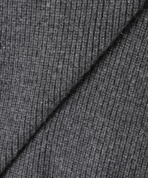 Spick & Span(スピックアンドスパン)の「《一部店舗+WEB限定》Half Cardigan Knit Dress(ワンピース・レディース・チャコールグレー/ネイビー・FREE)」の4枚目の写真