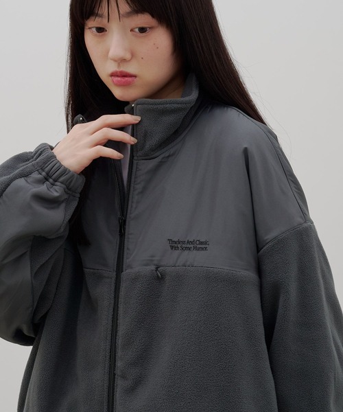 LOWRYS FARM（ローリーズファーム）の「SETUP可能【LFM(U)】フリーステックブルゾン　 1089041（ブルゾン・メンズ・チャコールグレー/ブラック・MEDIUM/LARGE）」の2枚目の写真