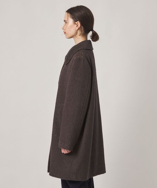 Steven Alan(スティーブンアラン)の「<Steven Alan>ウール モヘヤ ミックス シャギー ミドルコート(ステンカラーコート・レディース・ダークブラウン/ライトブルー・M/S)」の16枚目の写真